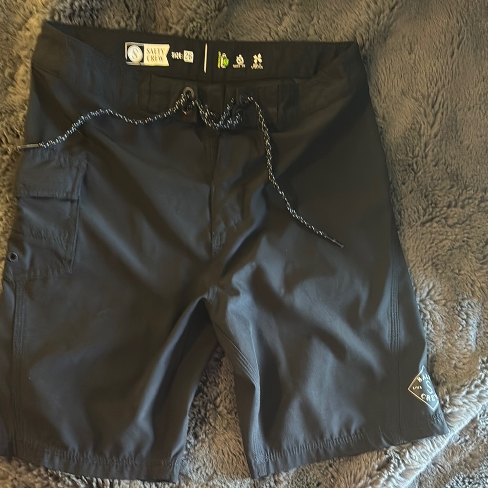 Salty Crew Black Board Shorts